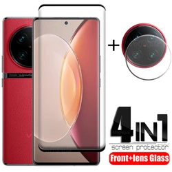 4in1 For Vivo X90 Pro Plus Glass For Vivo X90 Pro Plus Tempered Glass 9H Full Screen Protetor For Vivo X90 Pro Plus Lens Glass