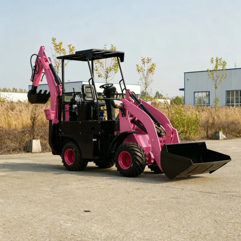 

Stable operation Stable operation mini backhoe loader 4x4 tractors with front end loader and backhoe