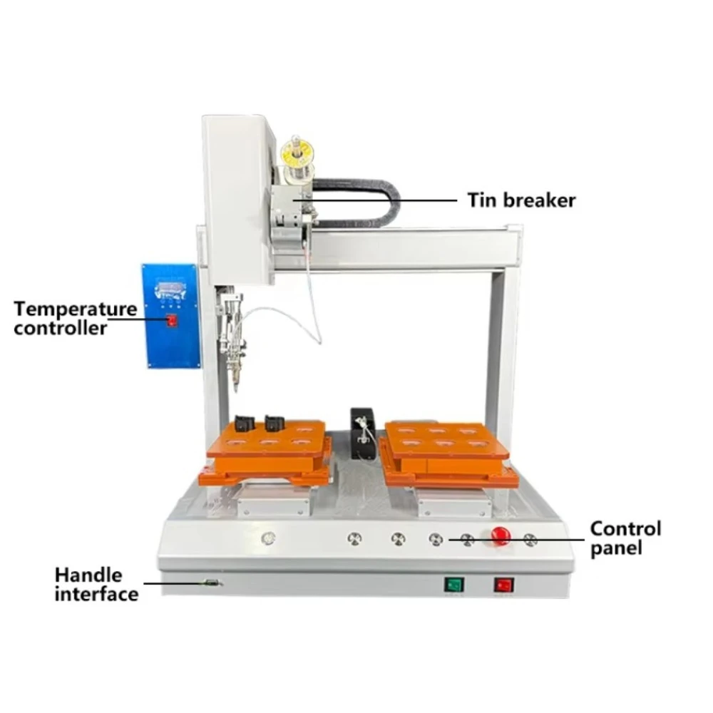 JB Fully Automatic Double Platform Double Head PCB Soldering Station Welding Machine for PCB for High Volume Workflows