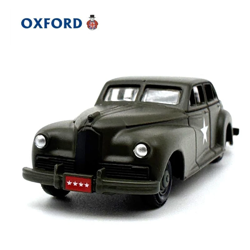 

OXFORD 1:87 Packard Автомобиль для персонала армии США, легкосплавный автомобиль, литье под давлением и игрушечный транспорт, модель автомобиля, миниатюрная масштабная модель автомобиля для детей