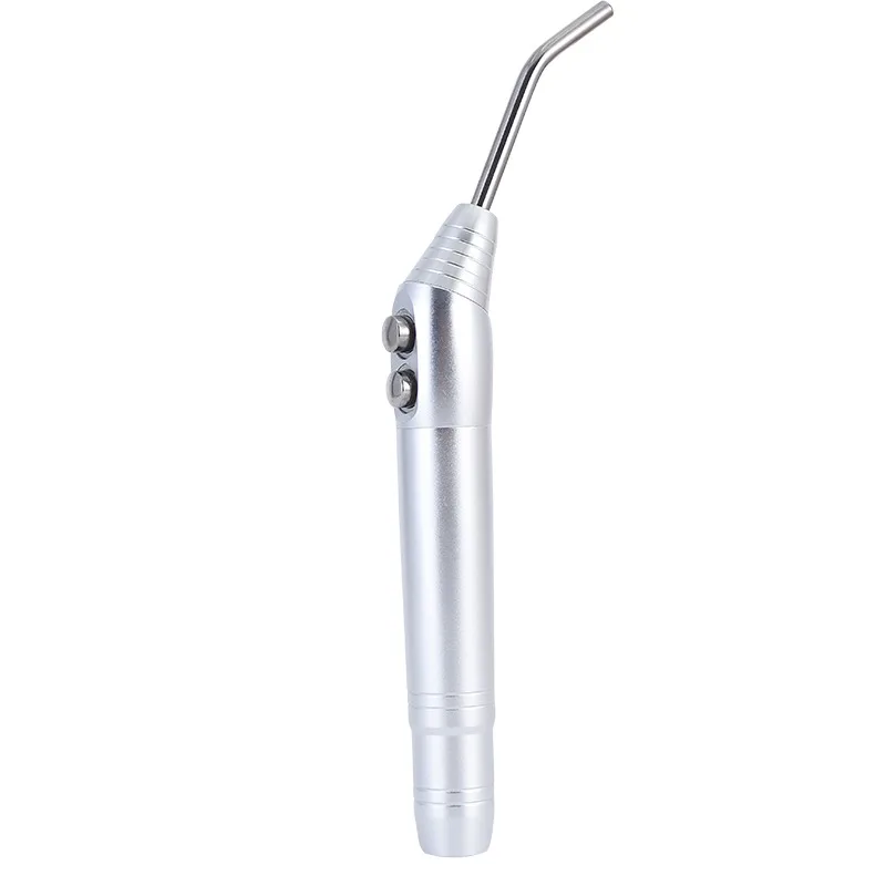 

Triple Syringe Handpiece Dental Dentist Air Water+ 2 Nozzles Tips Tubes For Dental Lab Silvery Available Equipment Tools