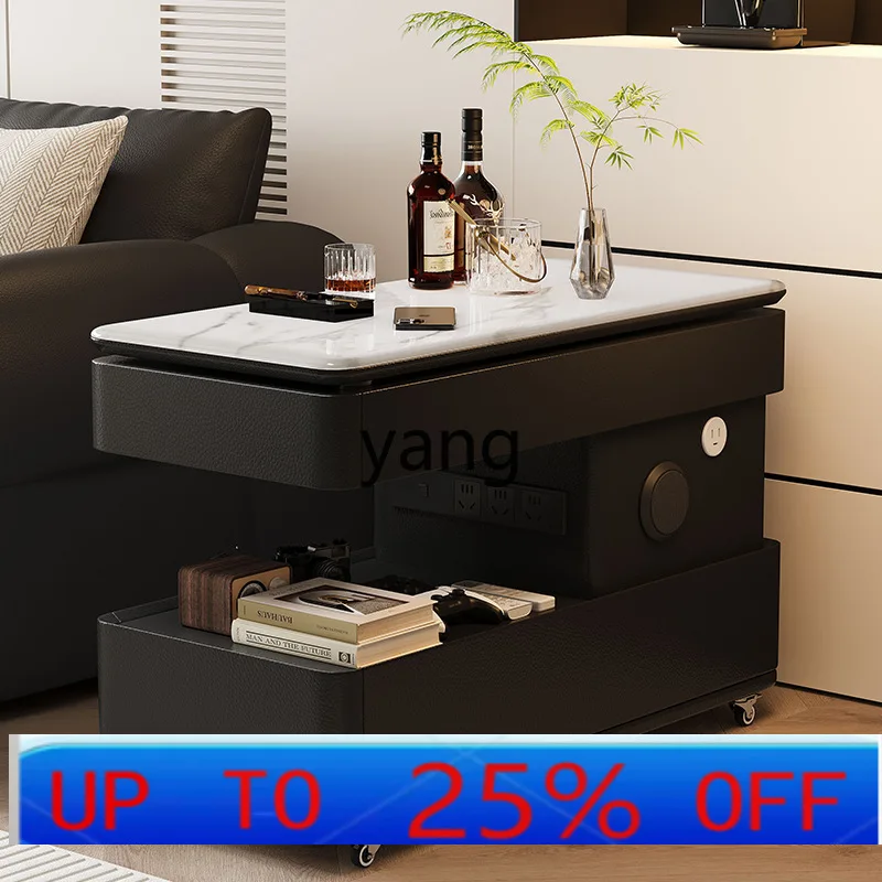 

Lh lifting countertop with socket removable sofa side cabinet living room modern simple light luxury edge few