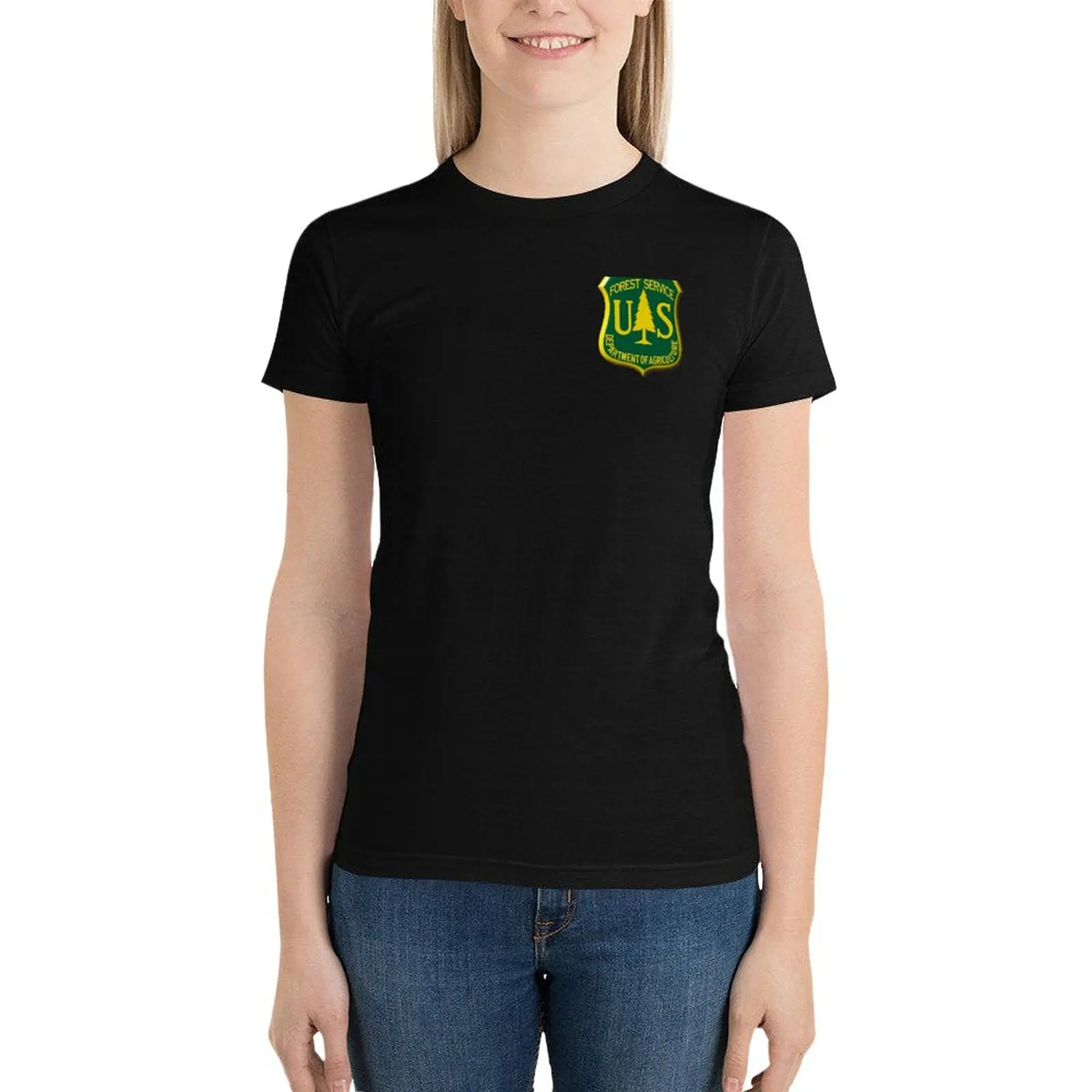 U S Forest Service T-Shirt oversized tees Women's tops