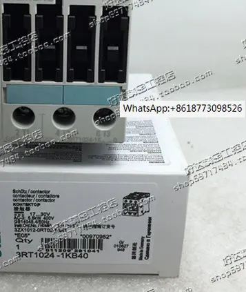 

3RT1024-1KB40 17-30VDC contactor 3RT1024-1K 0 spot genuine brand new