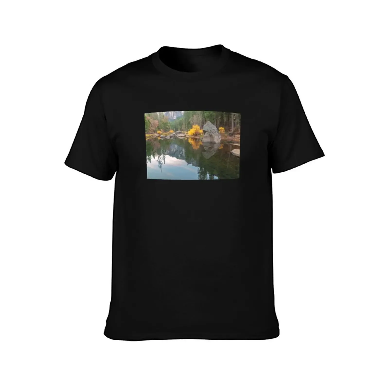 Merced River Fall T-Shirt man t shirt customs design your own cute tops custom shirt mens t shirts casual stylish