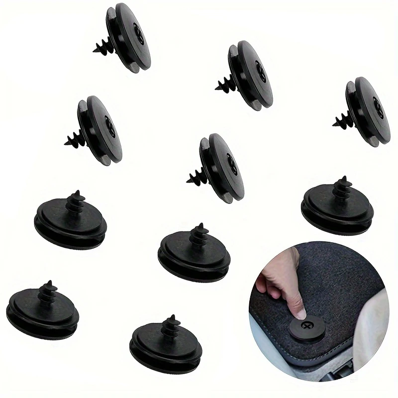 

10Pcs/Pack Universal Car Floor Mat Clips Retention Holders Grips Carpet Fixing Clamps Buckles Anti Skid Fastener Retainer