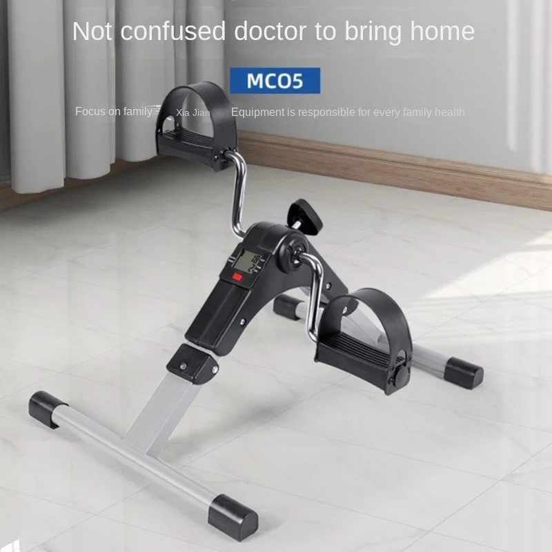 Chase Foldable Mini Exercise Bike With Display Step Machine Leg Trainer Under Table Bike Home Mini Stepper Exercise Machine