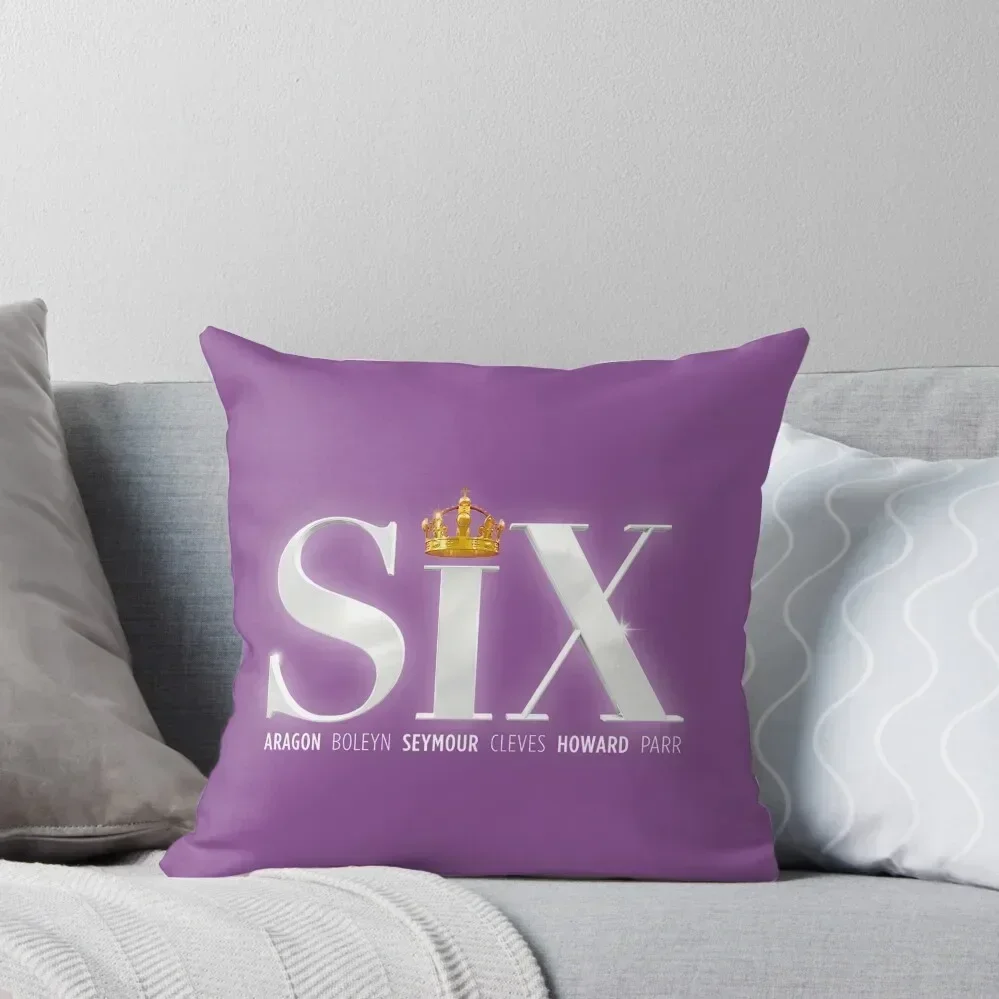 

Logo SIX The musical Throw Pillow Sitting Cushion pillows decor home Sofa Cushion Cover Pillowcase Cushion pillow