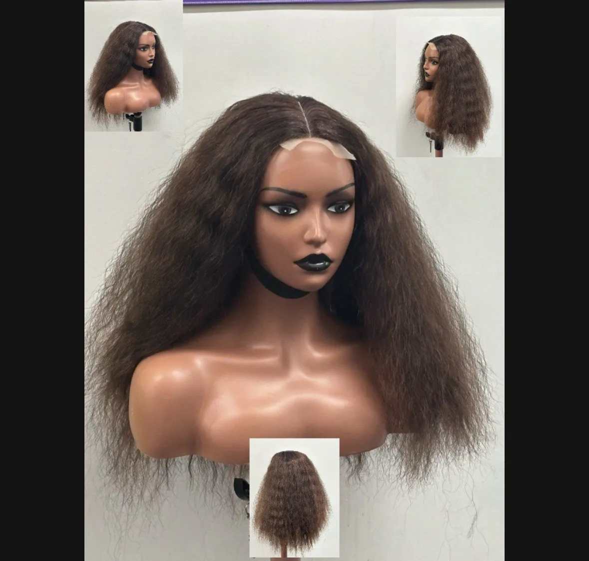 

Cheap Yarki Straight Blend Hair 16 Inch 2*6Closure 220g Maintenance Hair Serum