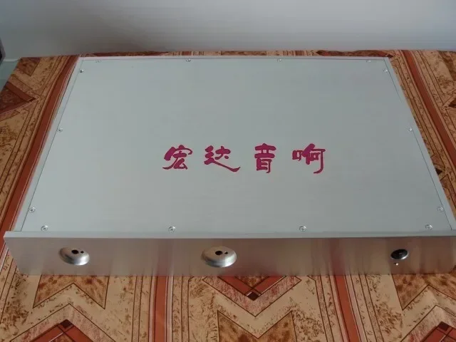 435*60*310mm pre-amplifier Full aluminum Silver Power amplifier chassis /Tube amplifier Chassis/ AMP case Enclosure /DIY BOX