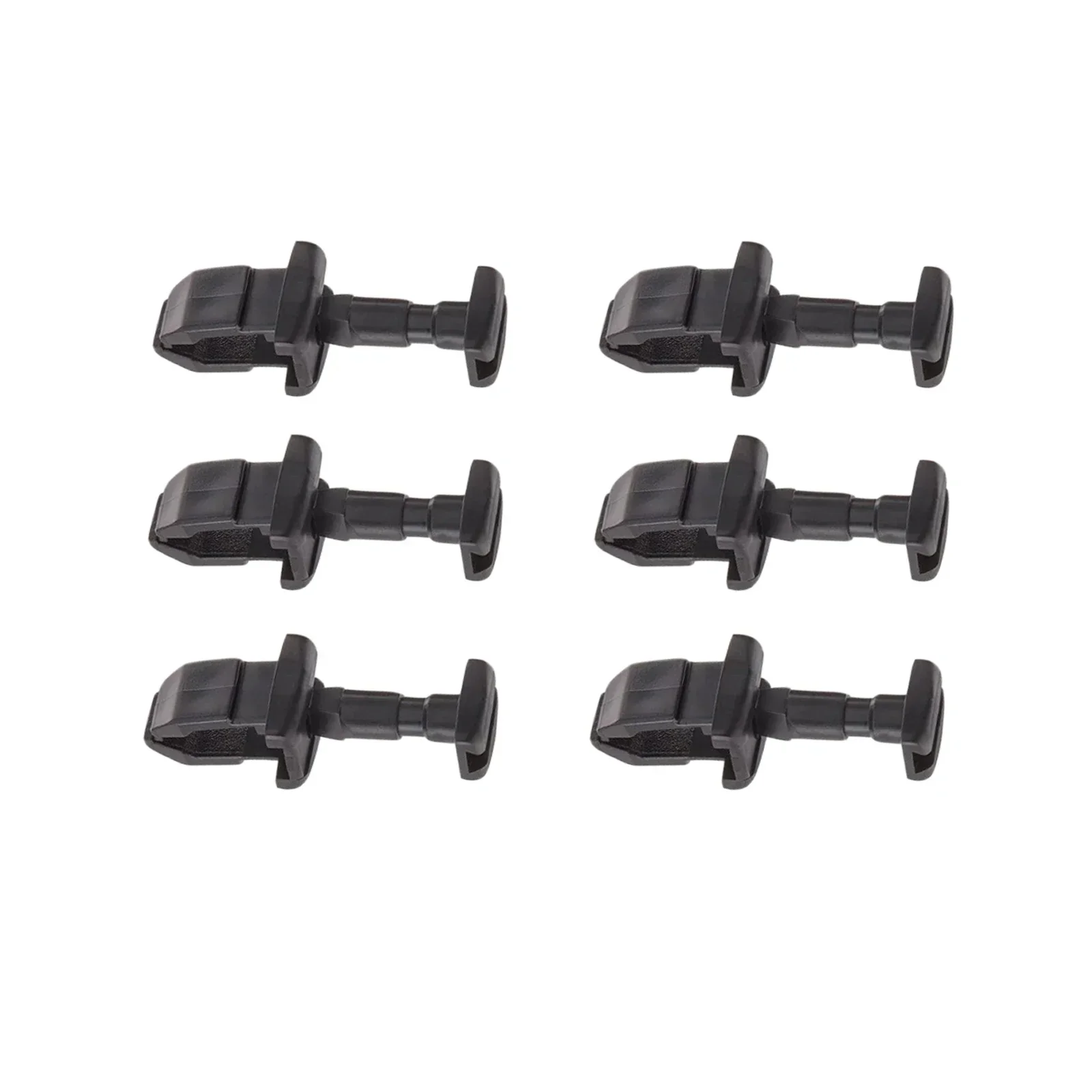 6pcs RV Refrigerator Vent Door Latch Clip 617772 For Norcold Refrigerator Vent Door Plastic Construction Easy Installation