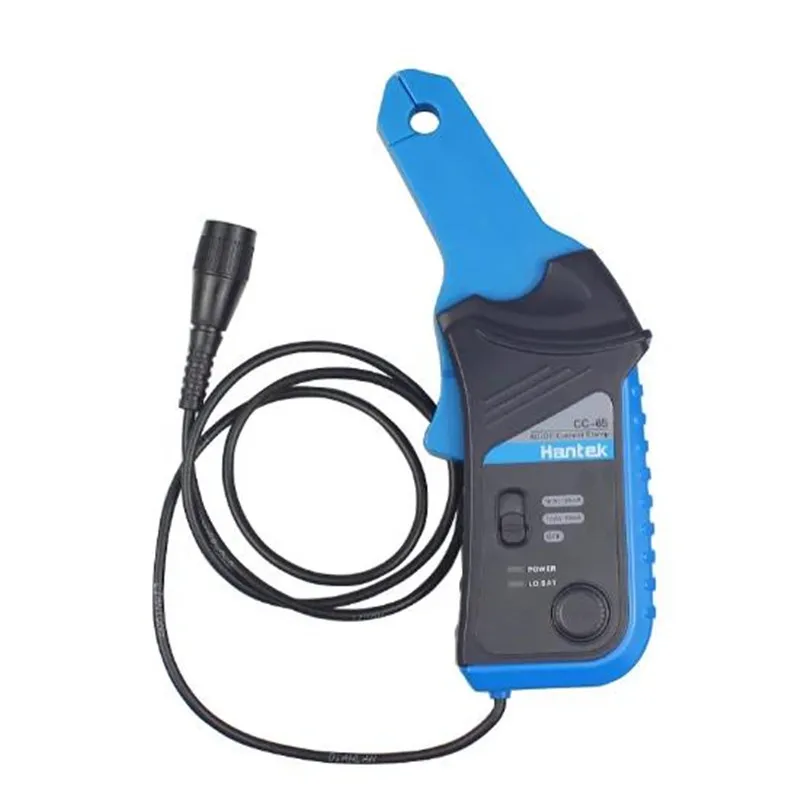 CC65 CC650 AC/DC Current Clamp Probe, Hantek 1mV/10mA Current Sensor, 65A/650A BNC Probe for Oscilloscope 1008C