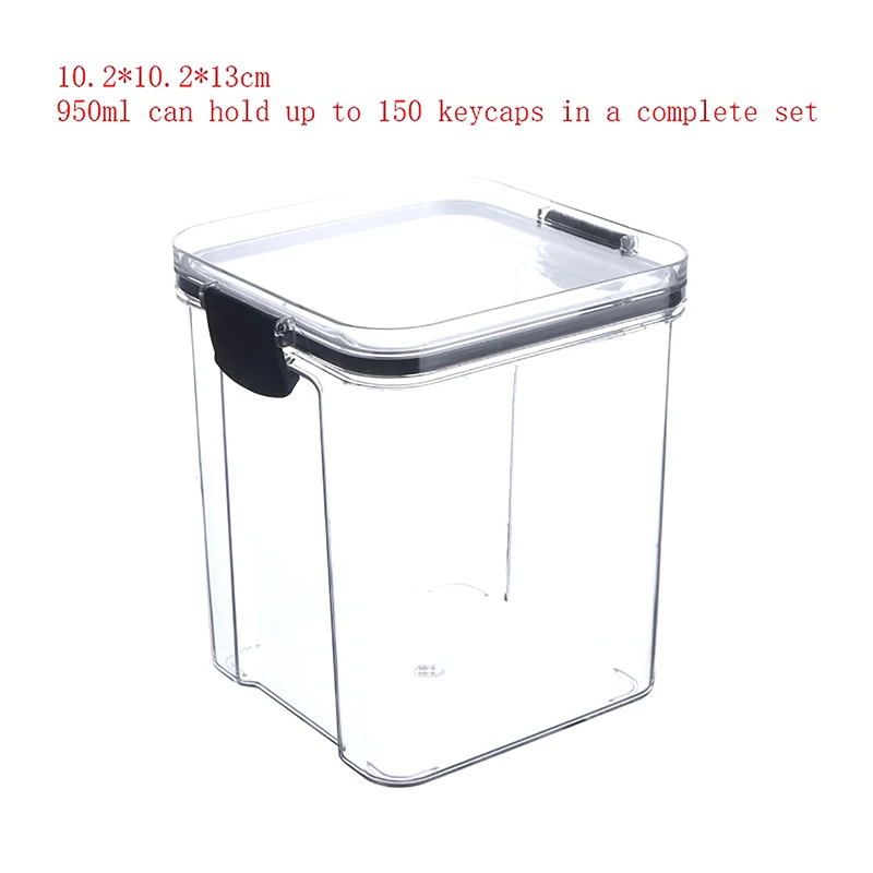 1PCS Keyboard Switches Container Storage Box PC Polycarbonate Switches Box For Mechanical Keyboard 950ml