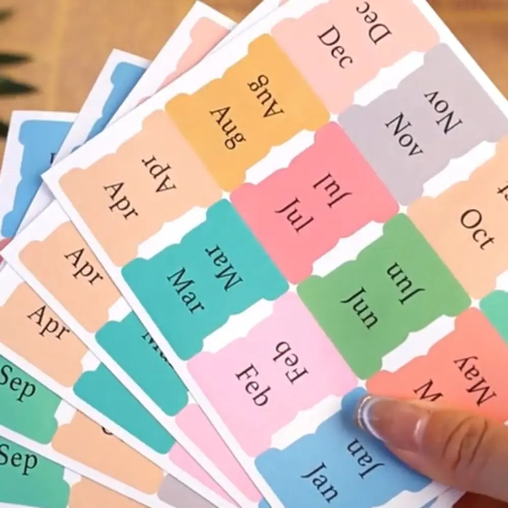 

Waterproof Classification Index Easy To Tear Writable Classification Stickers Removable Self-adhesive Plan Label Bookmark