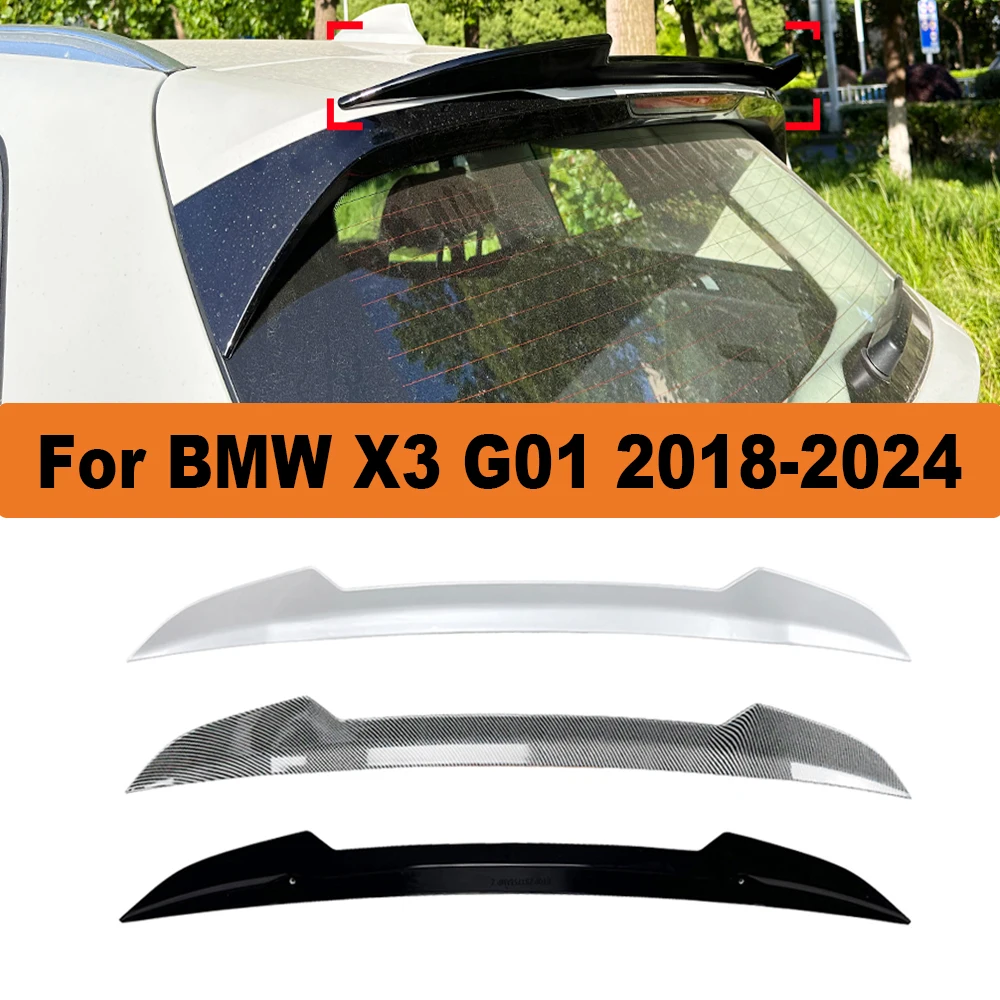 

For BMW X3 G01 2018-2024 Car Tail Wing Fixed Wind Spoiler Rear Top Wing Modified Decoration Accessories