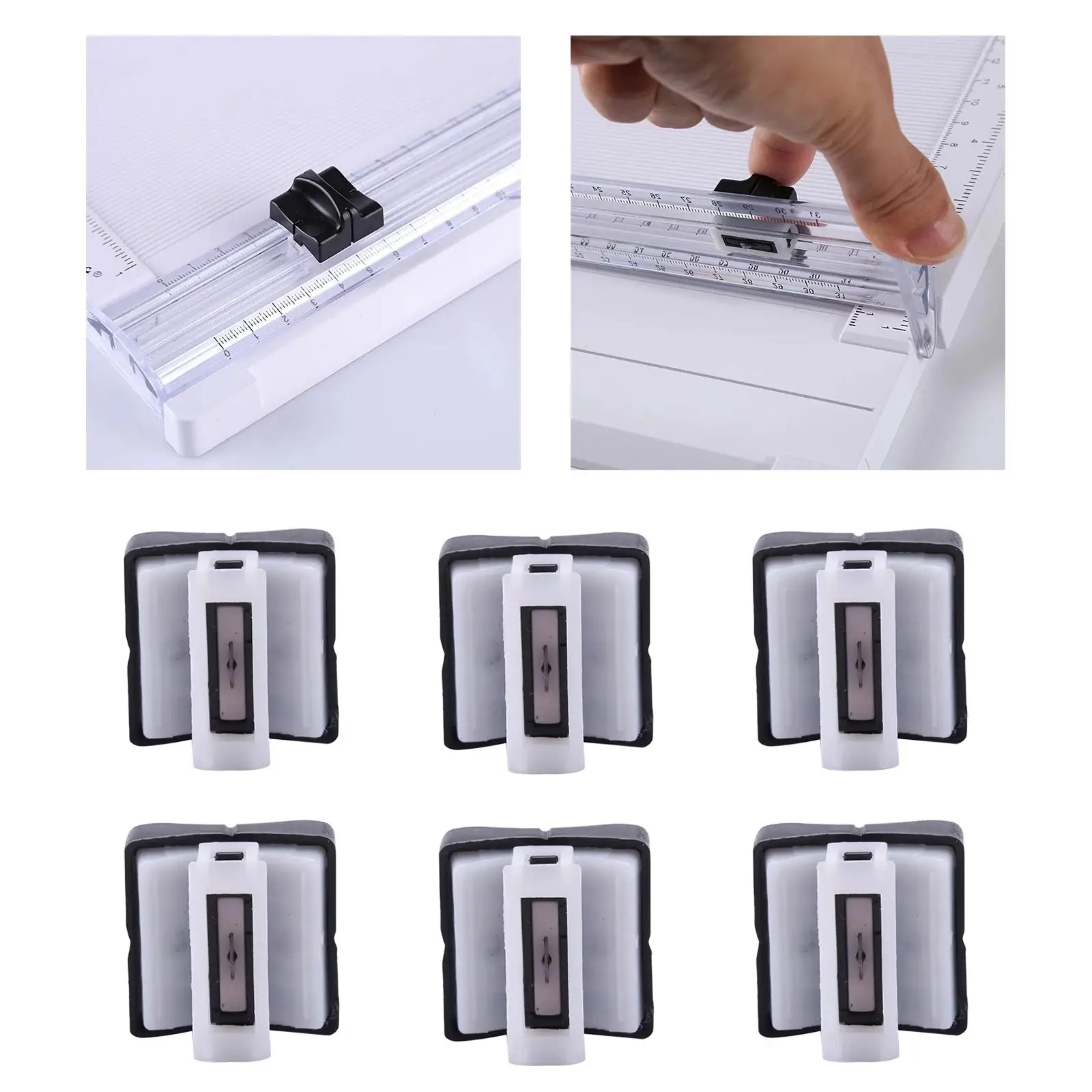 6Pcs Refill , Design Paper Cutter Replacement for Paper Picture Coupon Cutter ,Office Supplies