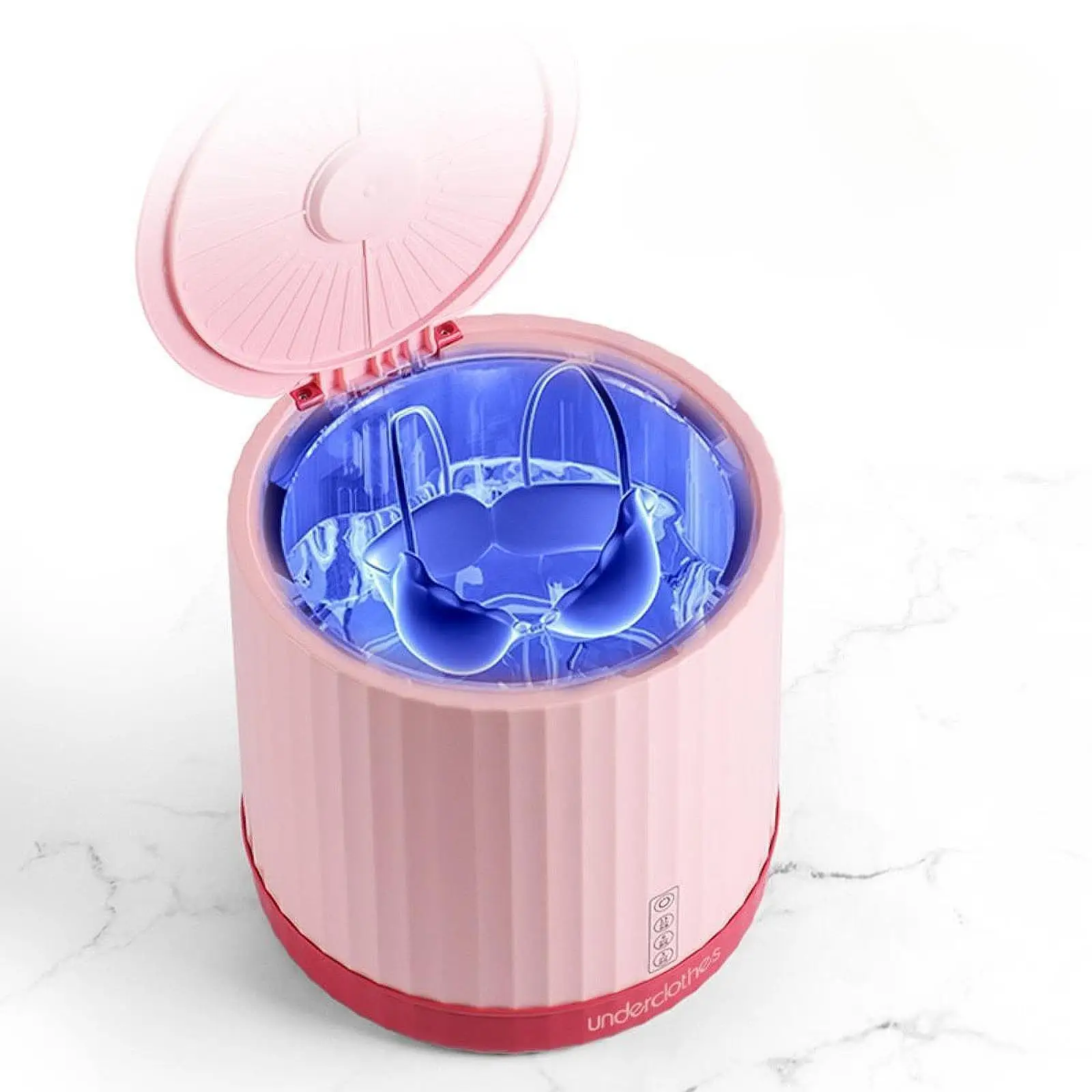 غسالة الملابس الداخلية سهلة الحمل، غسالة صغيرة خفيفة الوزن، غسالة جوارب للملابس الداخلية، جوارب شقة الغسيل Rvs #1