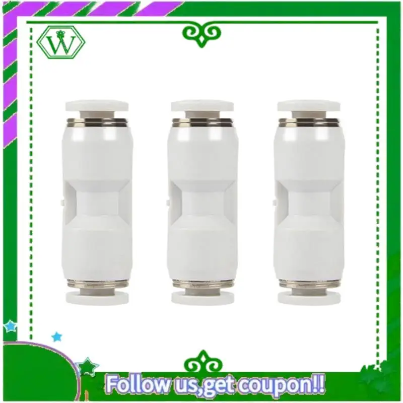 

ABIK-3Pcs PTFE Pneumatic Fitting Tube Connector 1.75Mm Filament Extruder Quick Connector For Bambu Lab X1 X1C X1E P1P P1S