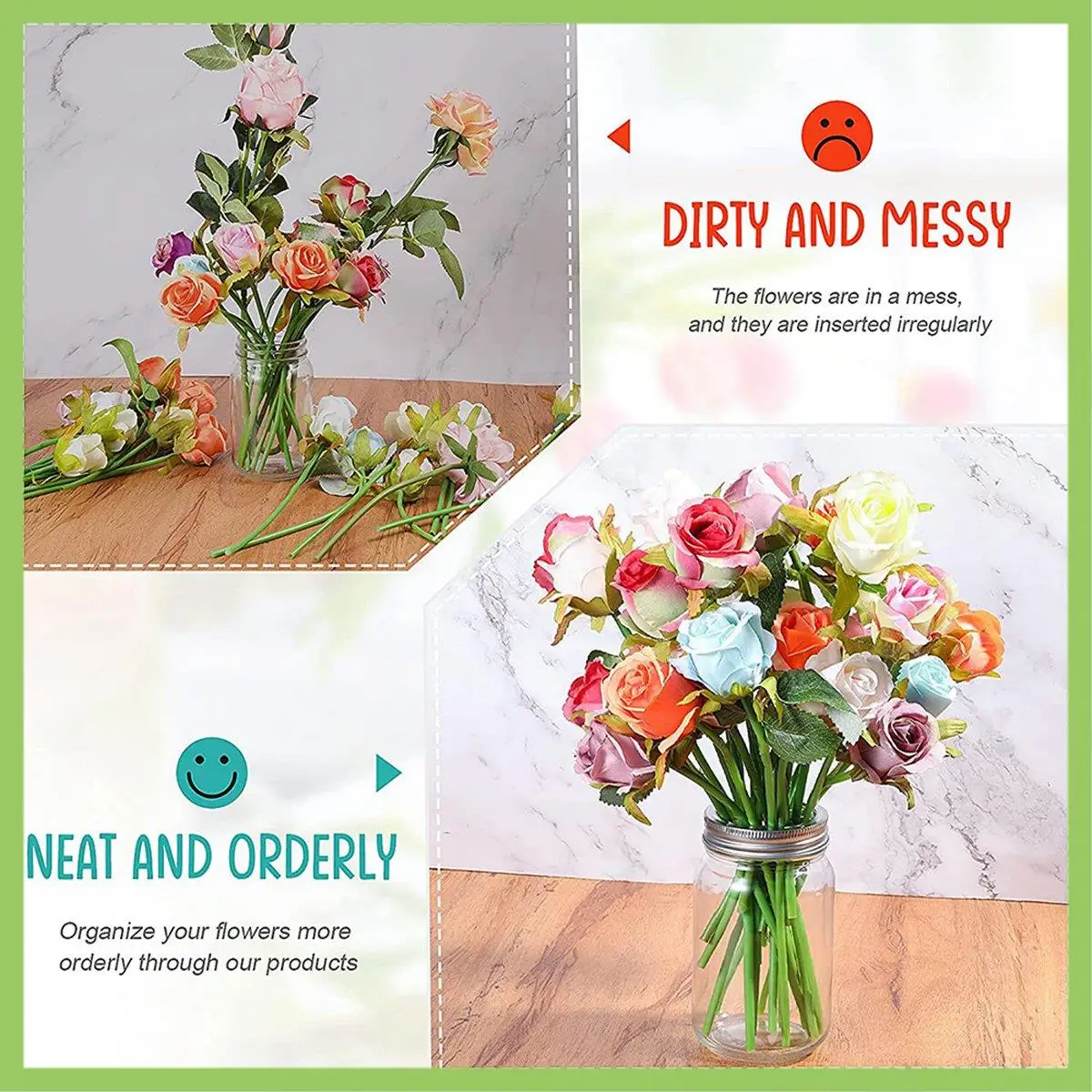 

20 Pcs Flower Jar Lid Flower Lid Embedded Mesh Flower Cover Flower Inserted Into Lid Regular Mouth Jar