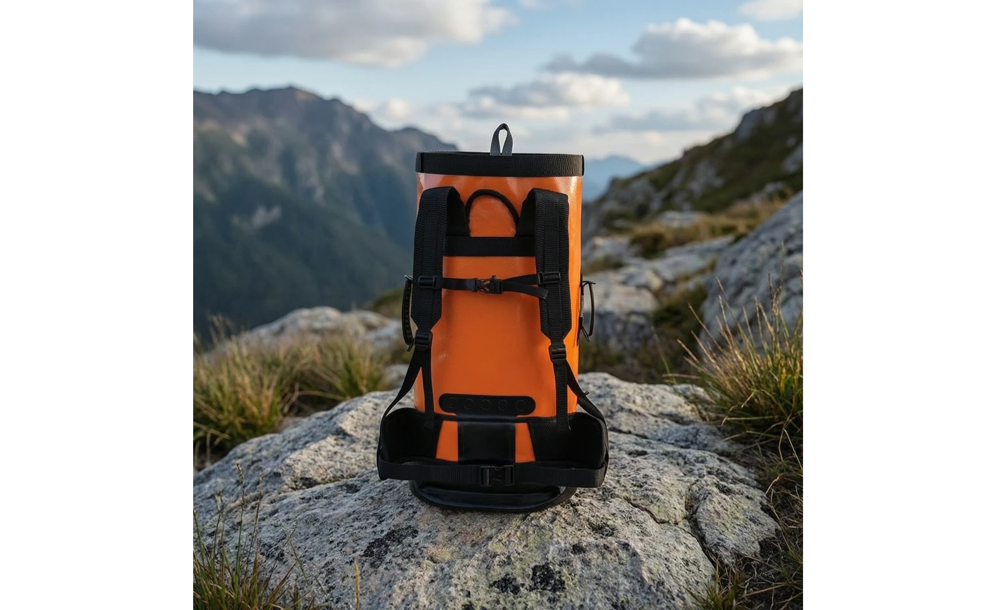 Rope Bag with Shoulder Straps Cylindrical Rope Storage Backpack Climbing Backpack Heavy-Duty Outdoor Gear Bag Long-Lasting