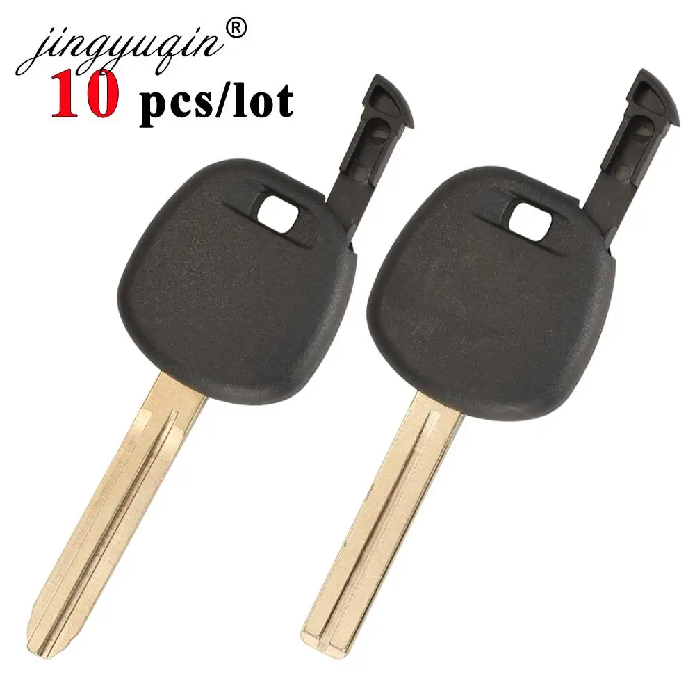 jingyuqin 10pcs/lot Replacement Key Case For Toyota Toyota Corolla Yaris Avensis Transponder Key Shell TOY48/TOY43 Blade No Chip