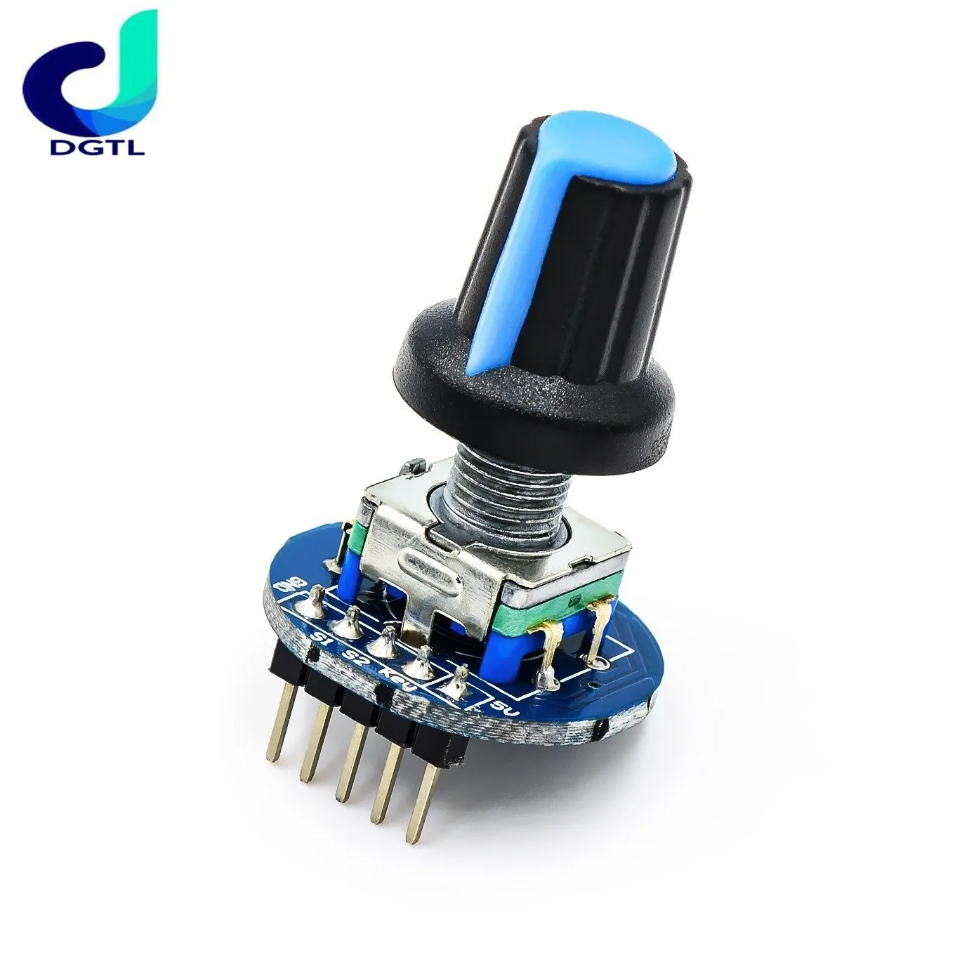 Rotary Encoder Module Brick Sensor Development Round Audio Rotating Potentiometer Knob Cap EC11 for Arduino