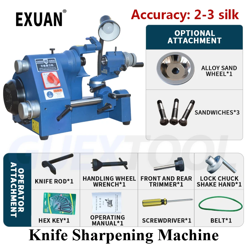Universal Tool Cutter Grinder End Mill Sharpener Milling Cutter Grinding Machine 220V Carbide Drill Bit Sharpening Equipment