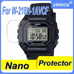 Nano Explosion-proof Screen Protector For W-218H W-218H-1AVDF Sport Watch Protective Film For W218H W-218H-1
