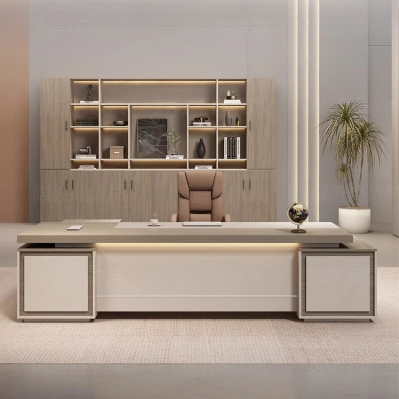 

Угловые офисные столы L-образной формы с ящиками для хранения, дизайнерские компьютерные столы для руководителей, современные скандинавские офисные столы, недорогая домашняя мебель