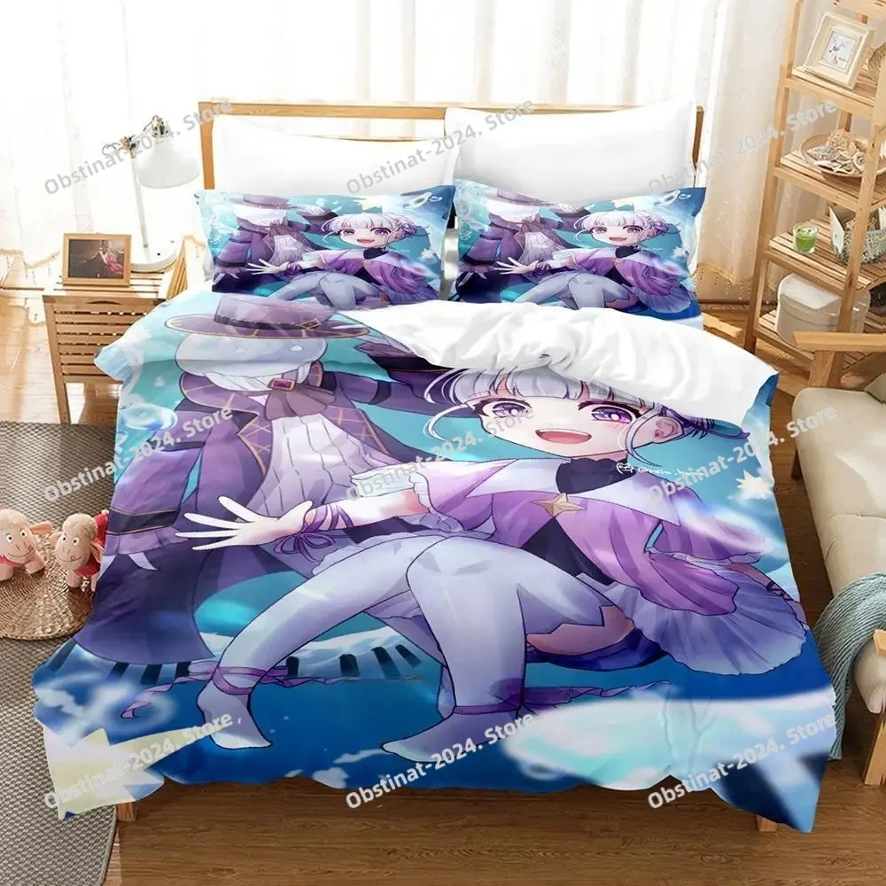 

Game DEEMO II Bedding Set Single Twin Full Queen King Size Bed Set Adult Kid Bedroom Duvet Cover Sets 3D Anime Bed Sheet Set