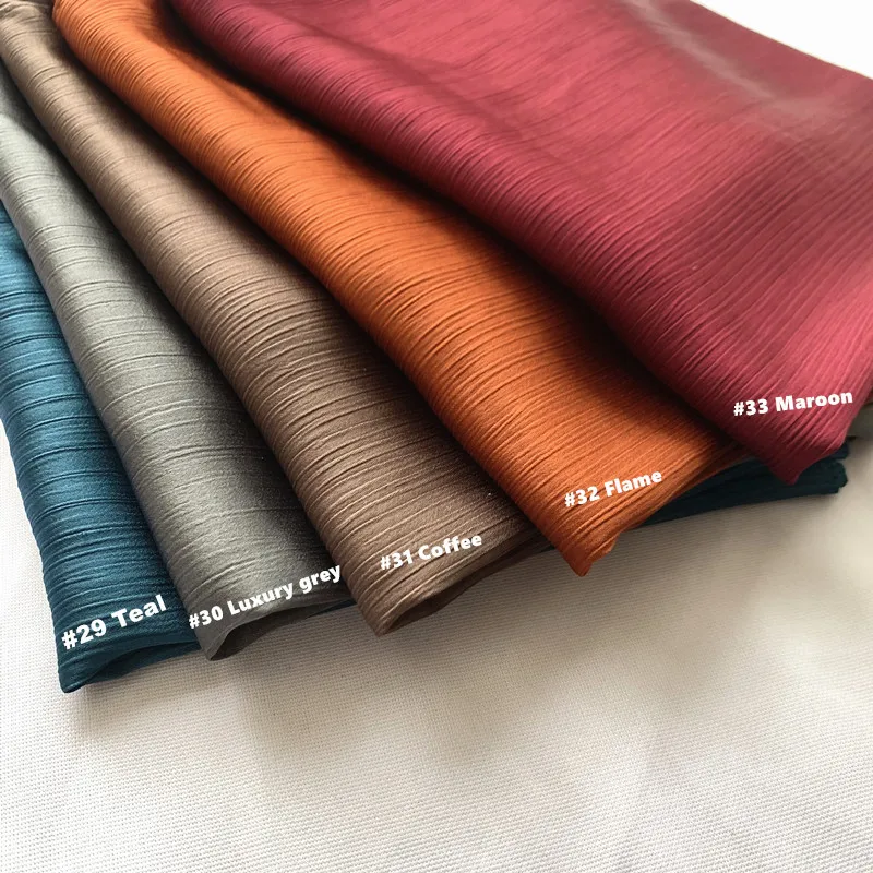 Bufanda de gasa crepé para Mujer, pañuelo transpirable de gasa para la cabeza, chal liso, Hijab, estolas, pañuelos, diadema, Bufanda para Mujer 2026