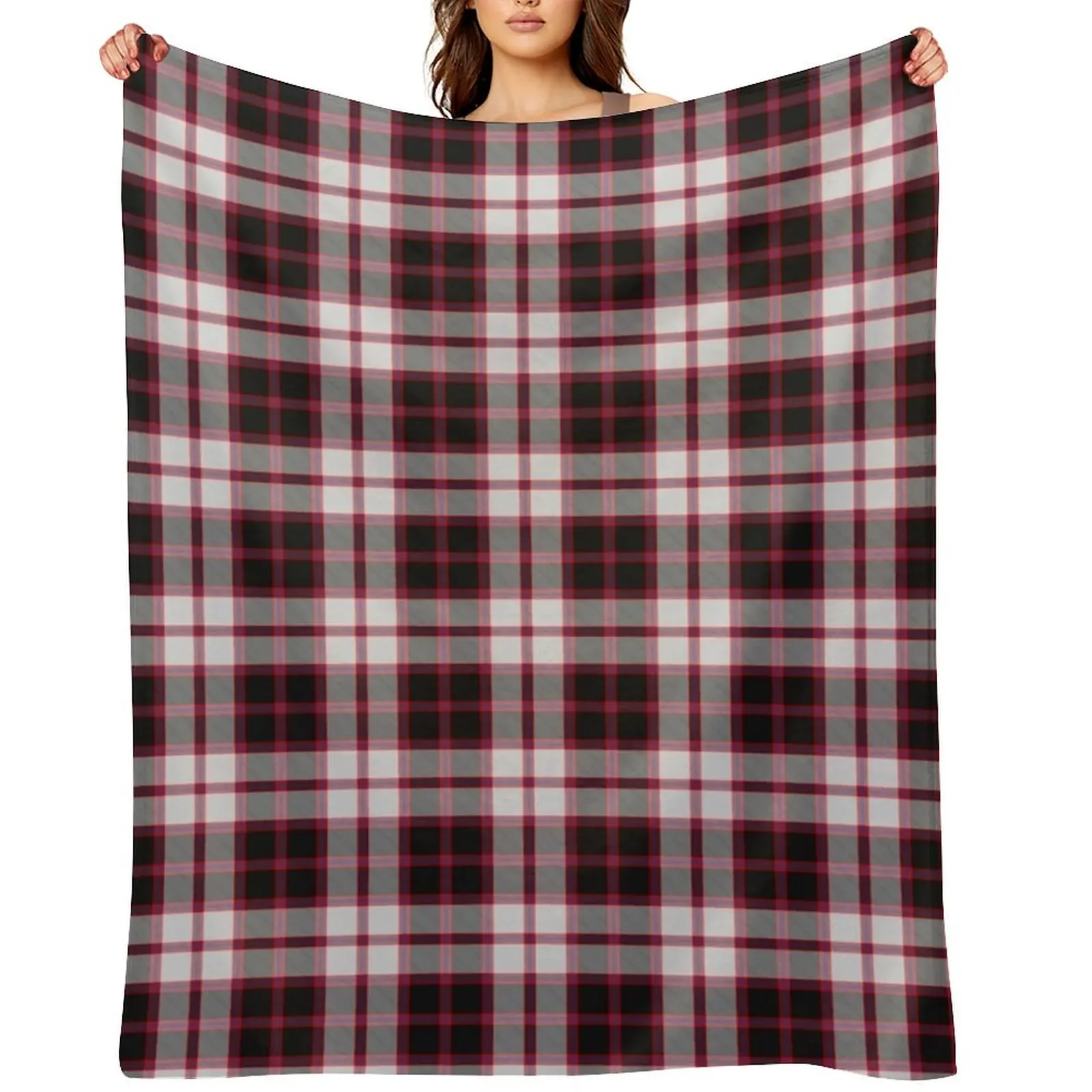 

Clan MacPherson Hunting Tartan Throw Blanket Beach Giant Sofa valentine gift ideas Flannel Fabric Blankets