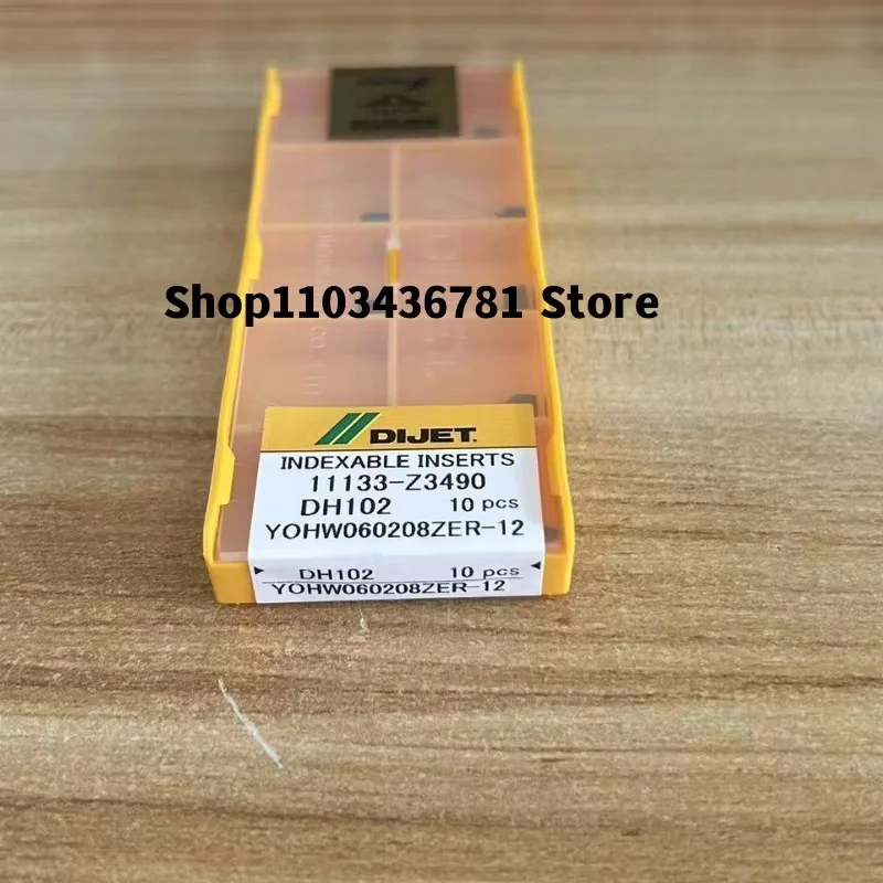 

YOHW060205ZER-12 DH102 /YOHW060208ZER-12 DH102 CNC turning tool blade carbide inserts 10Pcs