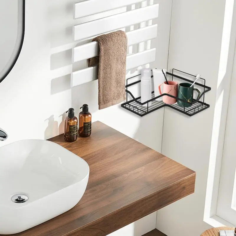 Bathroom Corner Shelf Bathroom Corner Soap Holder Rustproof Household Organization For Kitchen Bedroom College Dorm Apartment