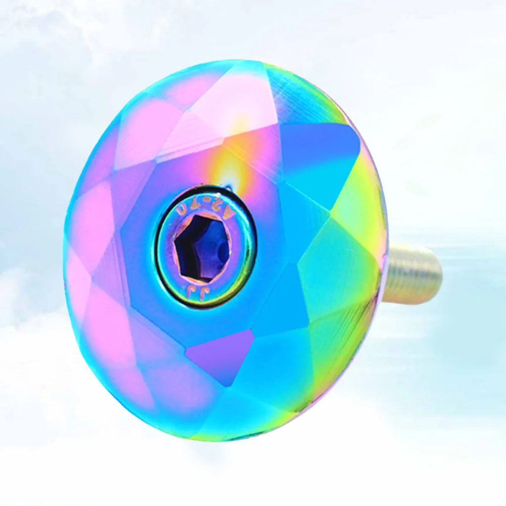 

1Pcs Aluminum Alloy Bike Headset Cover on-Road Accessories Shiny Golden Aluminum Alloy Bike Headset Cover