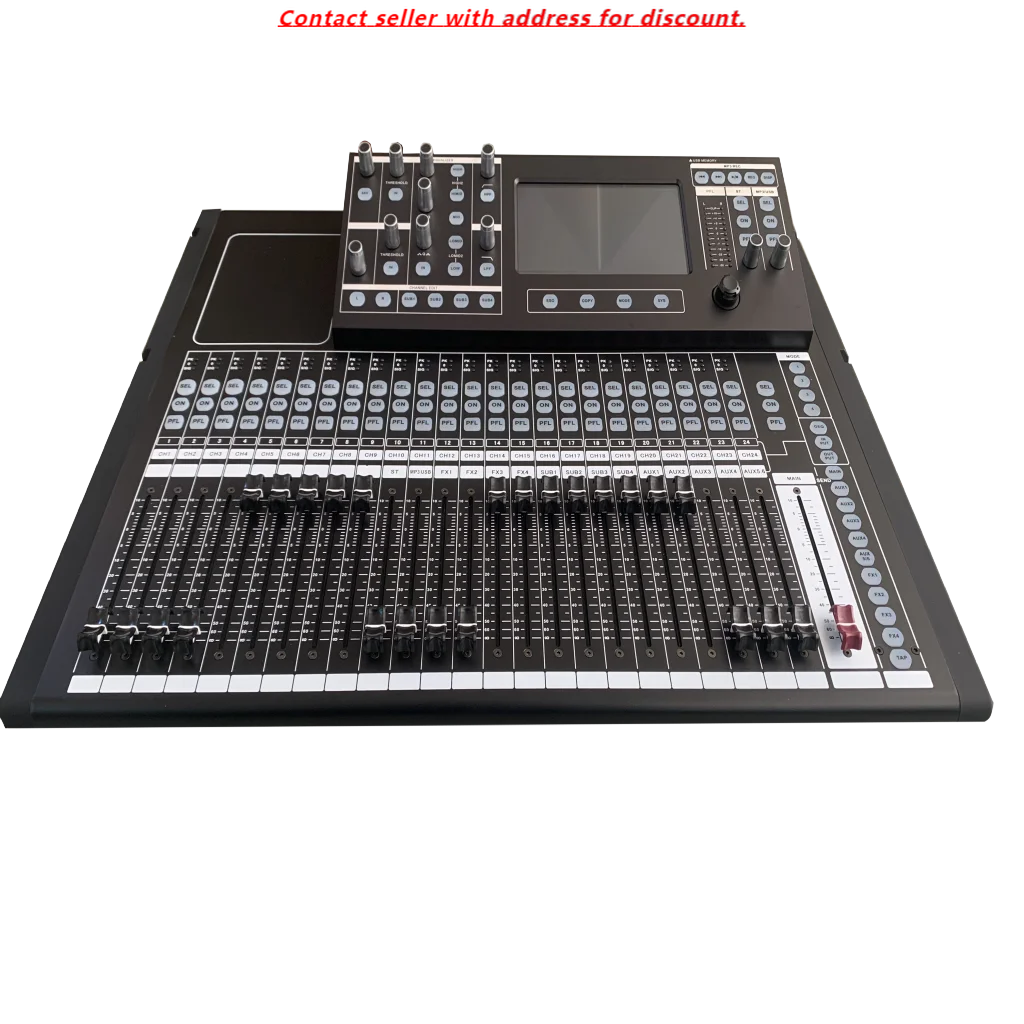 

TX-24 Professional Audio Mixer GIG DJ Sound System DSP AES IN/OUT Motorised Fader Digital Live Mixer Console New High Quality