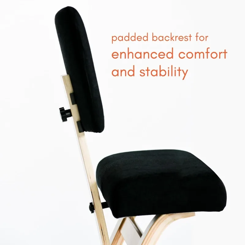 

2025 hot sale East Austin Kneeling Chair, Posture Support Comfortable Ergonomic Kneeling Chair, Natural Back Pain Relief, Best f