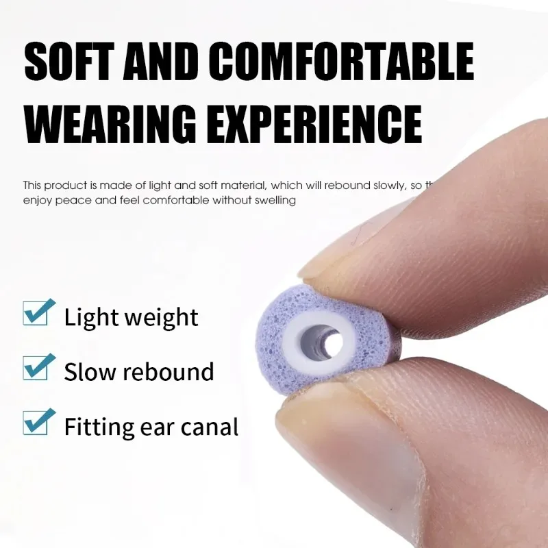 3/2/1Pairs Memory Foam Eartips for Samsung Galaxy Buds 2 Pro Anti-Slip Replacement Earbuds EarPlugs Ear Pads Caps Accessories