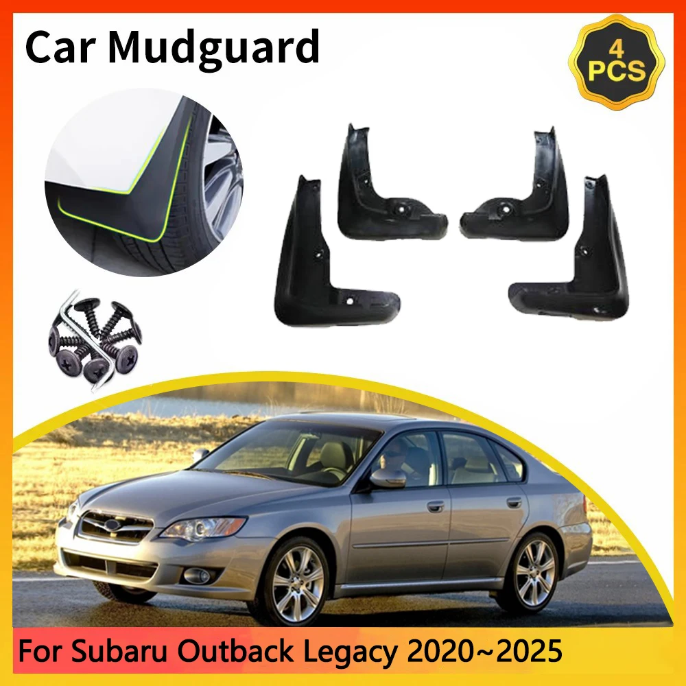 

For Subaru Legacy Liberty MK4 facelift 2005~2009 2006 Car Mudguards Mudflap Mudguard Splash Guards Mud Flaps Fender accessories