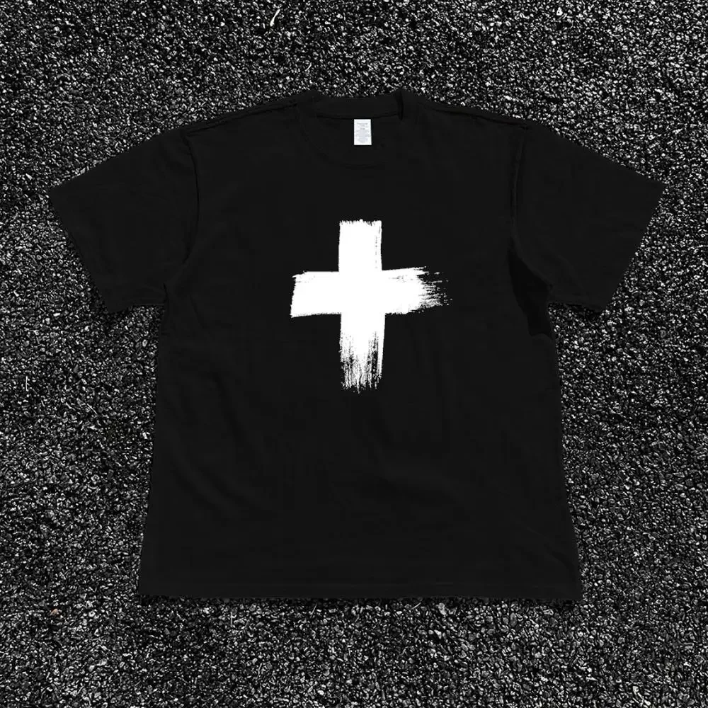 

Новая летняя модная футболка унисекс с принтом в стиле Ins, с коротким рукавом, круглым вырезом, удобная, свободного кроя