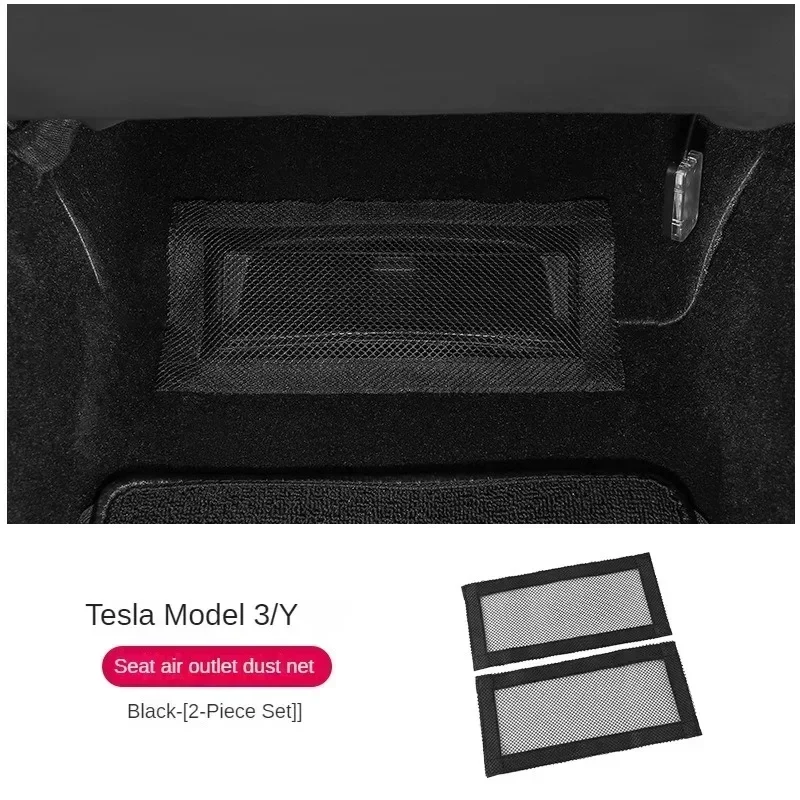 Car Air Outlet Cover for Tesla Model 3 Model Y 2017 2018 2019 2021 2022 Rear Under Seat Air Vent Anti-blocking Dust Covers