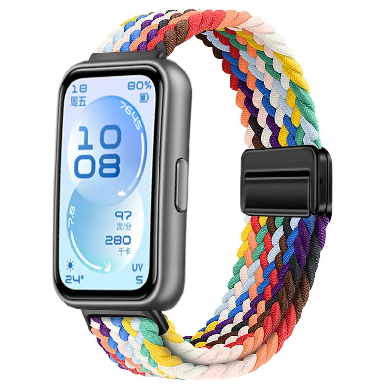 Offizielles geflochtenes Nylon-Schlaufenarmband für Huawei Band 11/11 Pro, Armband mit magnetischer Schnalle für Huawei Band 8/9/10/11/11 Pro – Detail 26