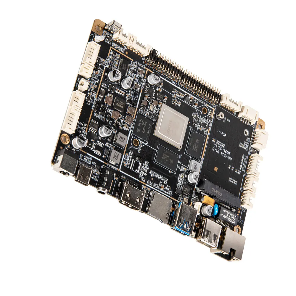 Powerful Android Media Player Motherboard RK3399 Digital Signage Display Module Board with 3G 4G Sim Card Slot