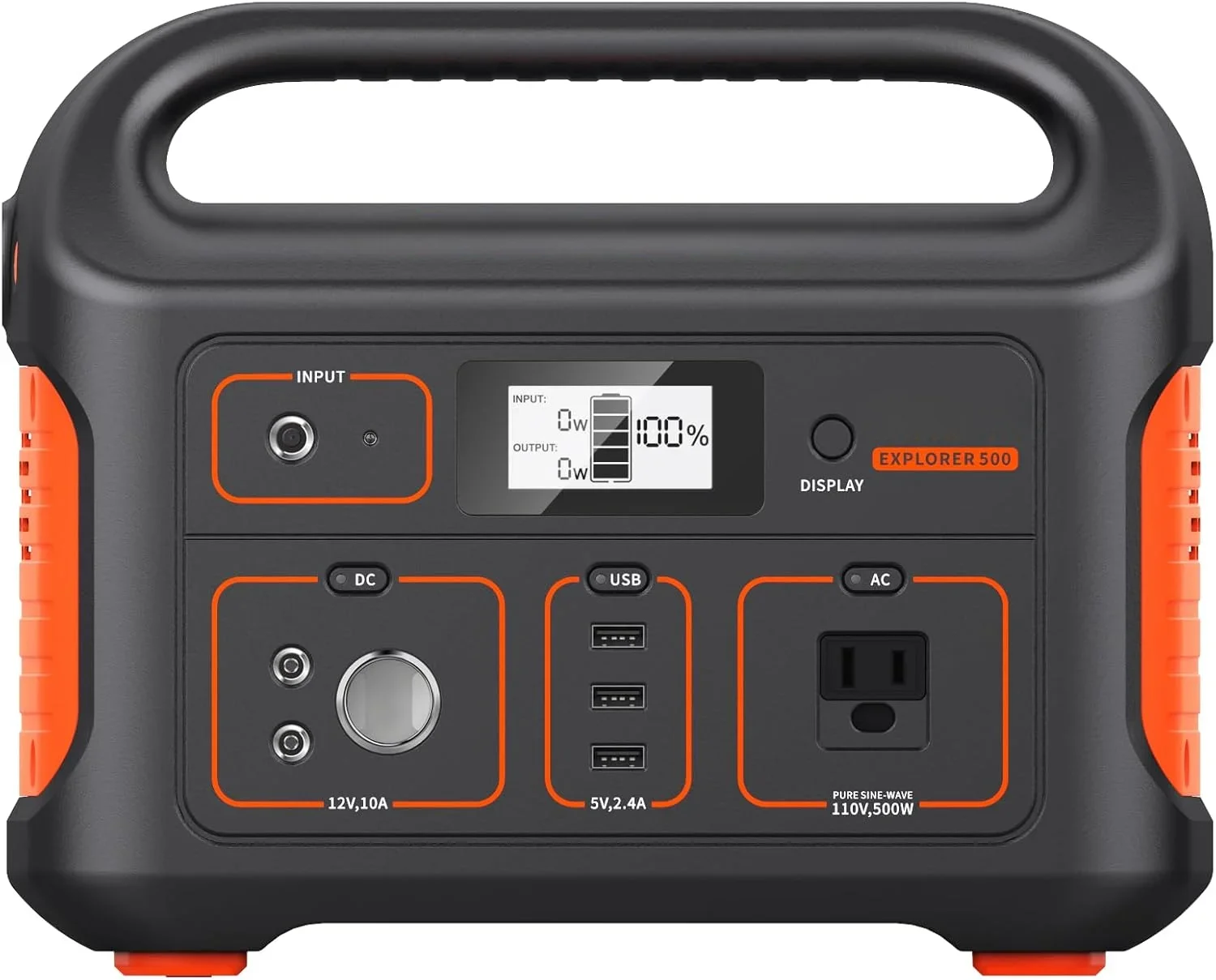 

# Hot Portable Power Station Explorer 500, 518Wh Outdoor Solar Generator Mobile Lithium Battery Pack With 110V/500W AC Outlet