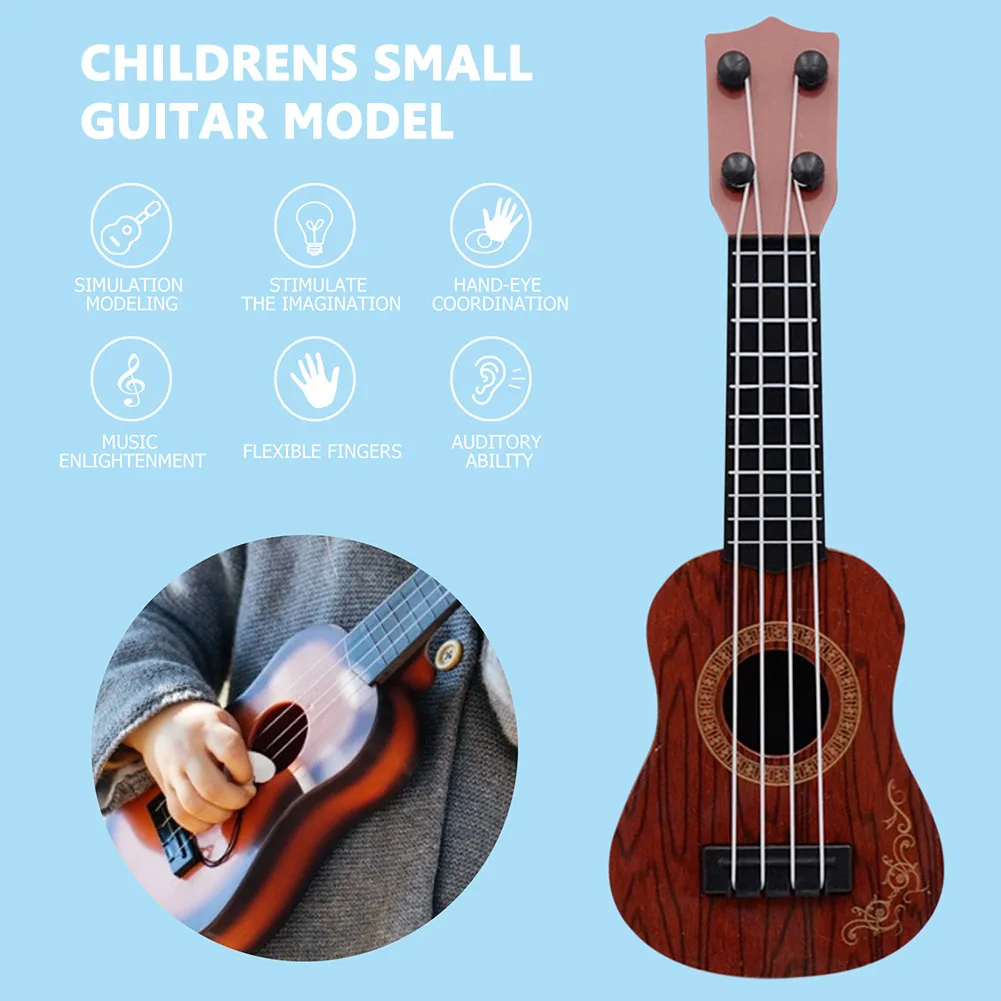 21 inch Ukulele Classical Guitar Acoustic Ukulele Soprano Music Instruments Mini Musical Toy for Beginners Kids Children