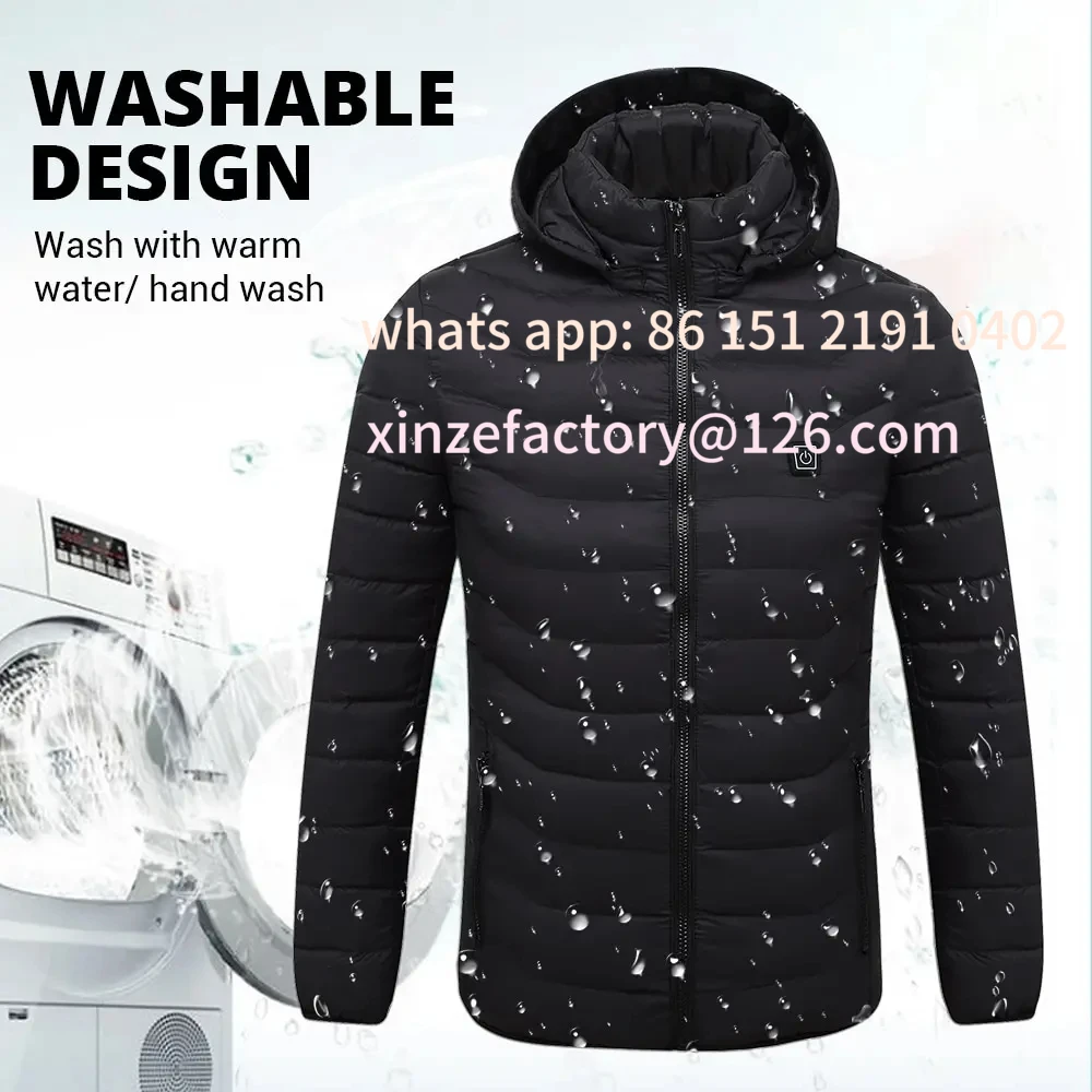 

Customizable Jacket Women's Warm Vest USB Heater Men's Autumn Heating Jacket Heated Vests Coat Hunting Hiking Camp