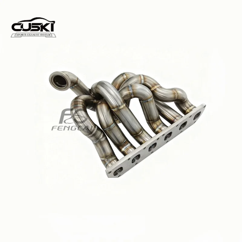 Exhaust Pipe for Volkswagen Golf R32 MK5 3.2Lperformance Exhaust Manifold Head Downpipe Catalytic Converter Control power output