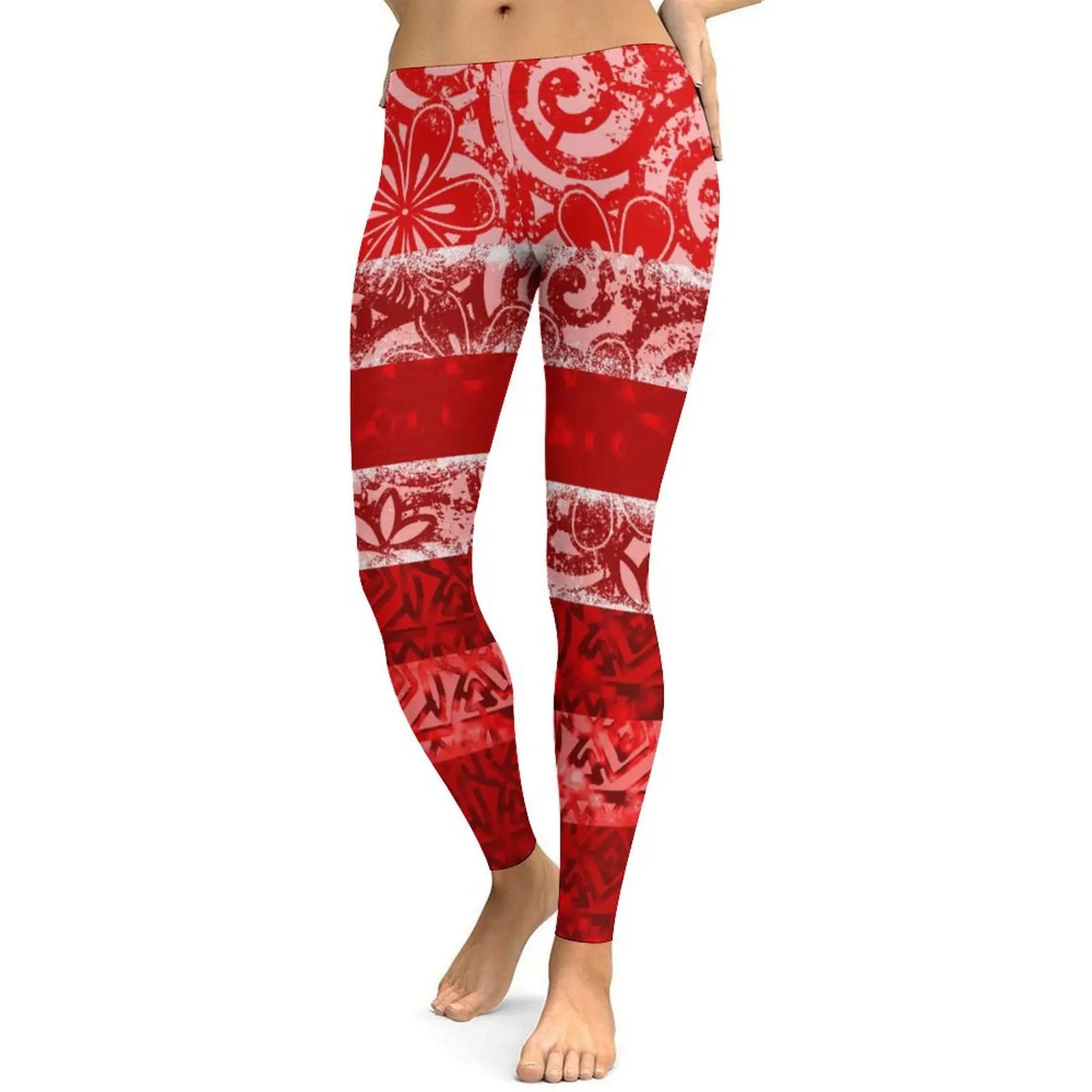 Custom Polynesian Patterned Yoga Pants Women's Tracksuit Pants 2024 New Fashion Pacific Island Art Print Hip Lift Pants