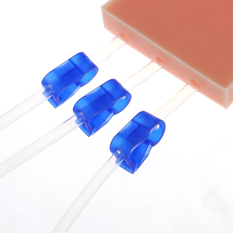 1pc Venipuncture Injection Practice Pad Simulation Human Skin Tear Resistant Portable For Students Nurses Suture Training Model