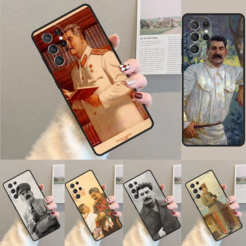 Russischer Kommandant Stalin Handyhülle für Samsung Galaxy Note 10 Pro S26 S25 S24 S23 S22 Ultra Plus S21 FE S20 Stoßfeste Schutzhülle